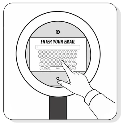 Step 4: Guests enter their email and go