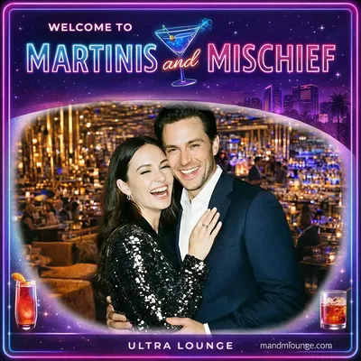 Free branded photo with venue logo — included every session